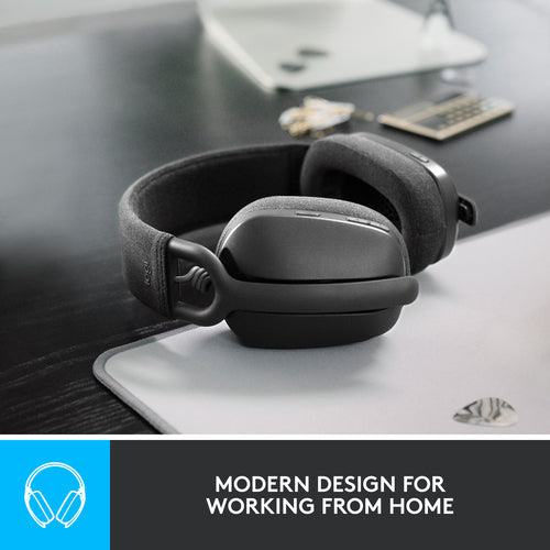 Logitech Zone Vibe 100 Headset Wireless Head-band Calls/Music Bluetooth Graphite Logitech Zone Vibe 100 Headset Wireless Head-band Calls/Music Bluetooth Graphite
